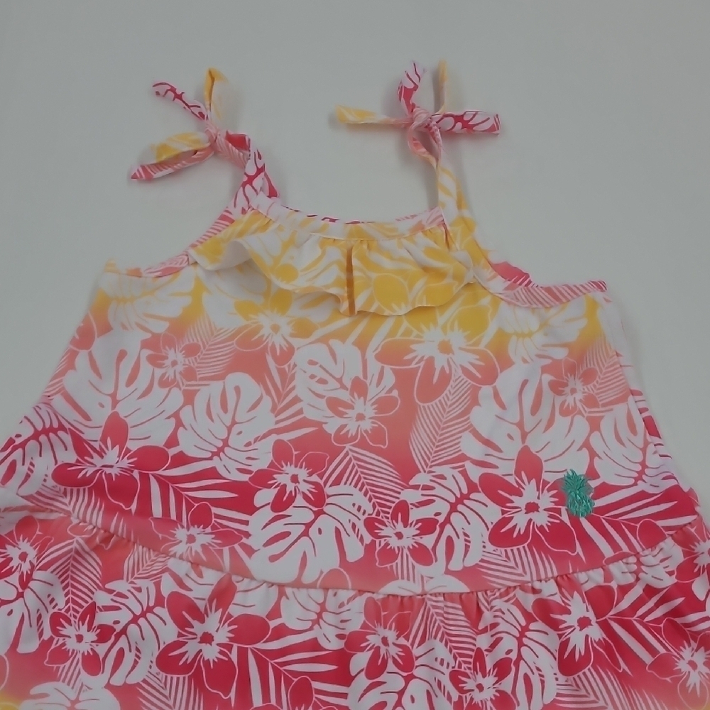 Tommy Bahama Floral Kids Dress Lot - Pink and Blue Size 2T - Picture 8 of 9